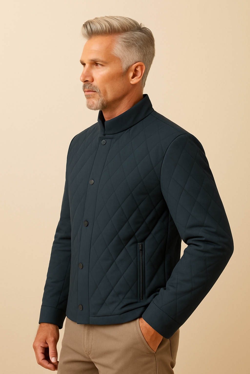 Landon Quilted Nylon Jacket