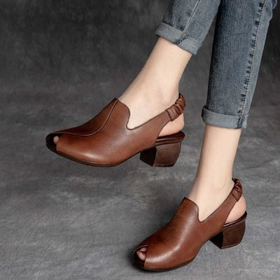 Linda Leather Sandals