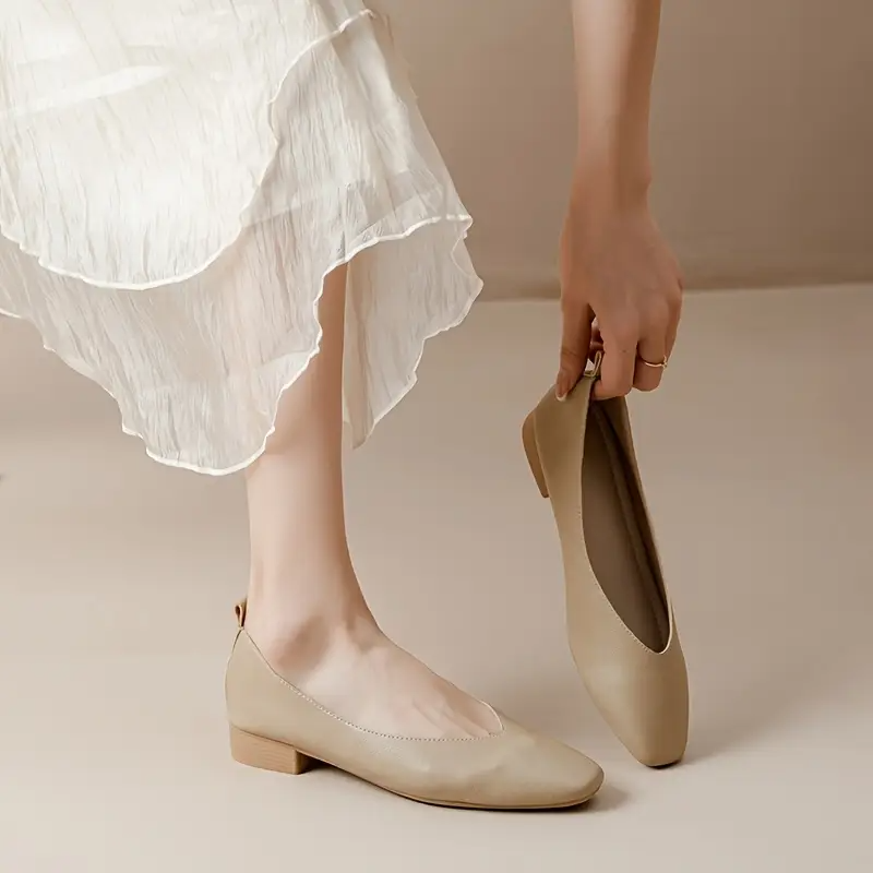 Celeste Square-Toe Flats