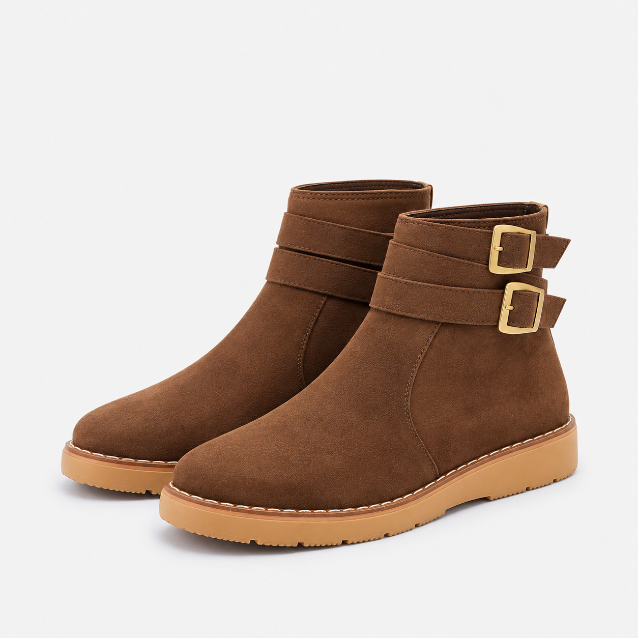 The Elara Suede Ankle Boots