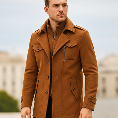 Alessandro Wool Blend Coat