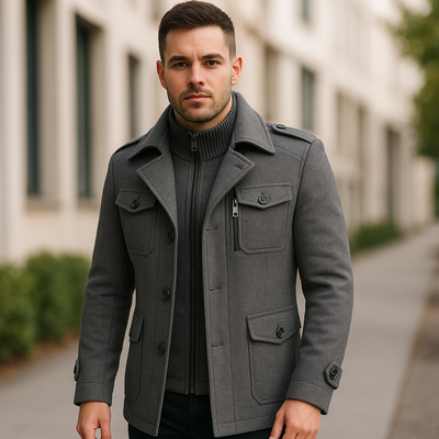 Alessandro Wool Blend Coat