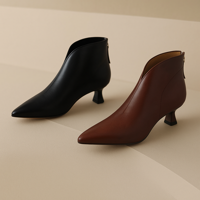 Isabella Pointed Toe Ankle Boots