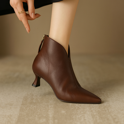 Isabella Pointed Toe Ankle Boots