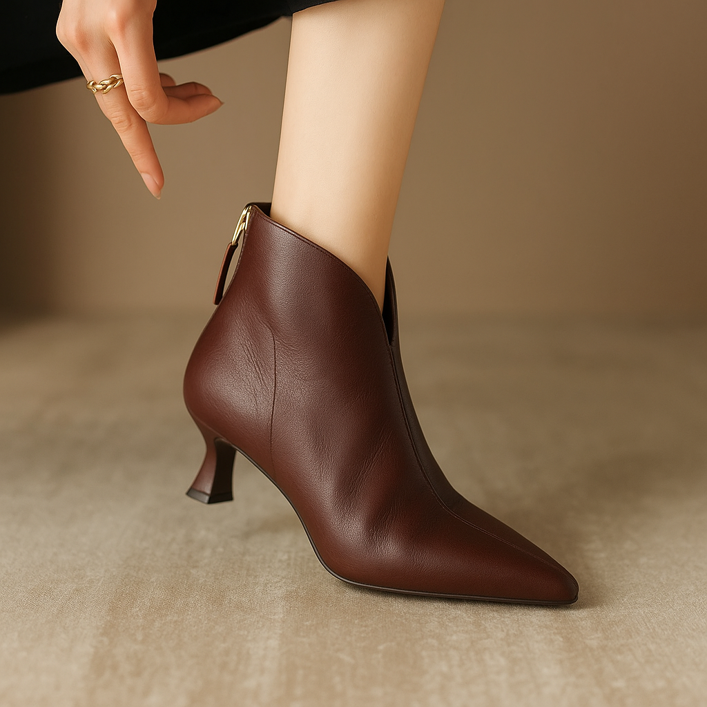 Isabella Pointed Toe Ankle Boots