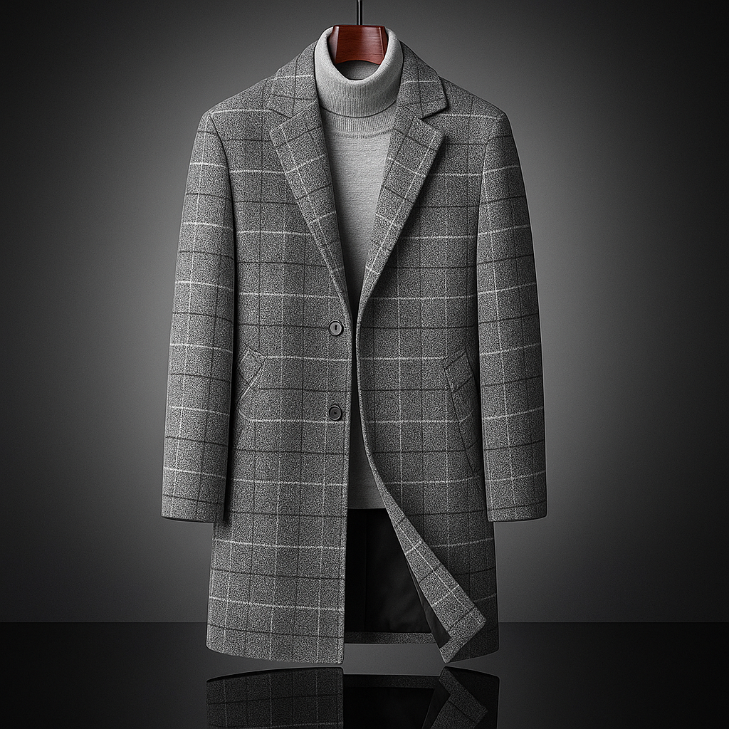 Alessio Plaid Wool Coat