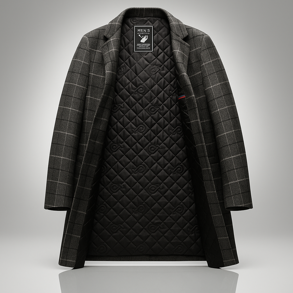 Alessio Plaid Wool Coat