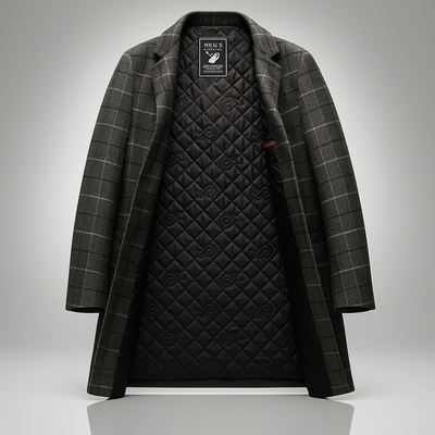 Alessio Plaid Wool Coat