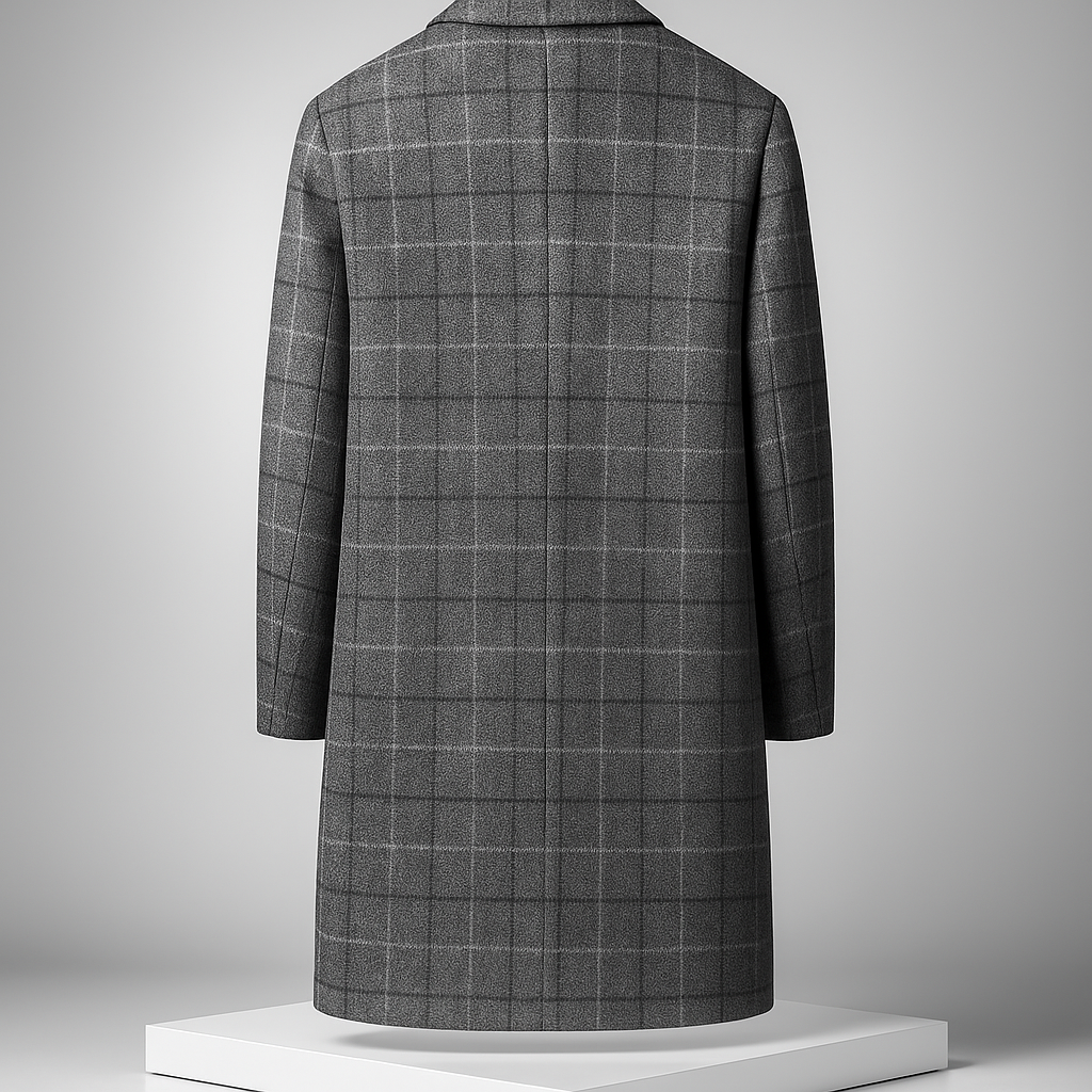 Alessio Plaid Wool Coat
