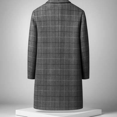 Alessio Plaid Wool Coat