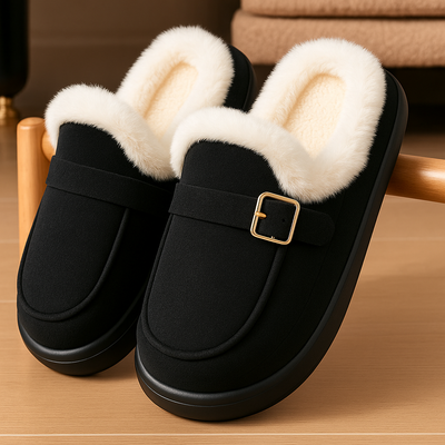 Elena Suede Winter Slippers
