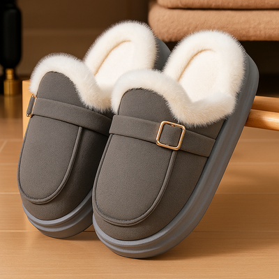 Elena Suede Winter Slippers