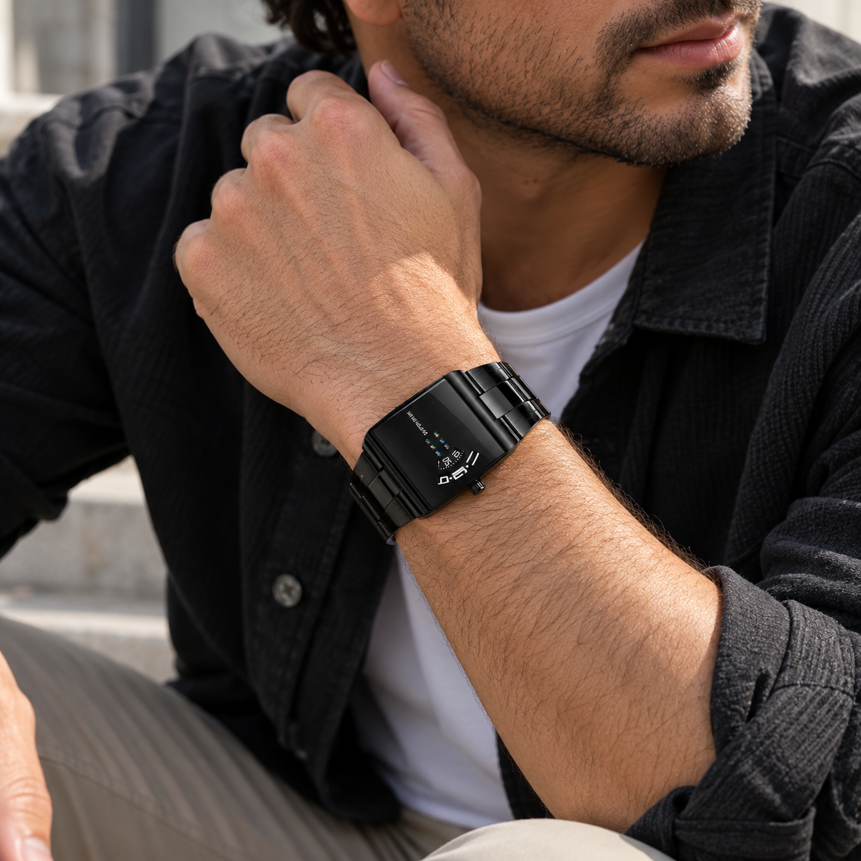 The Alden Rectangular Dial Watch