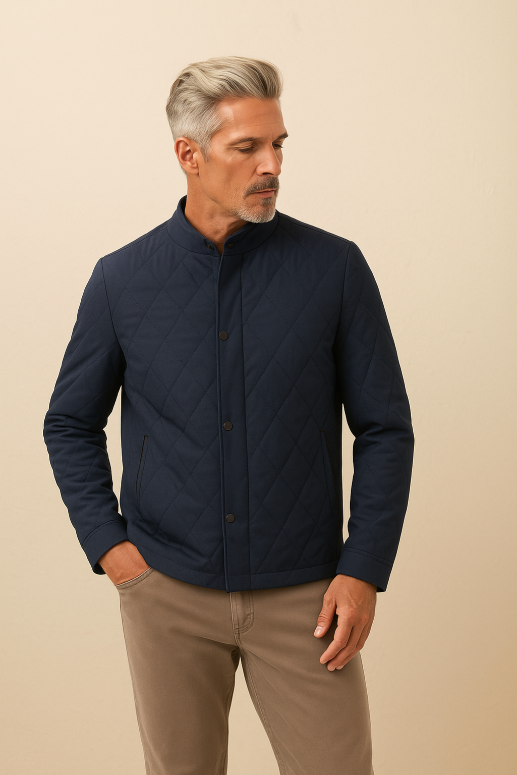 Landon Quilted Nylon Jacket