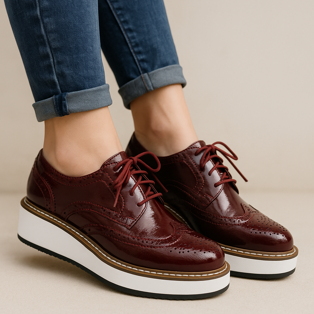 Lucia Orthopedic Platform Brogues