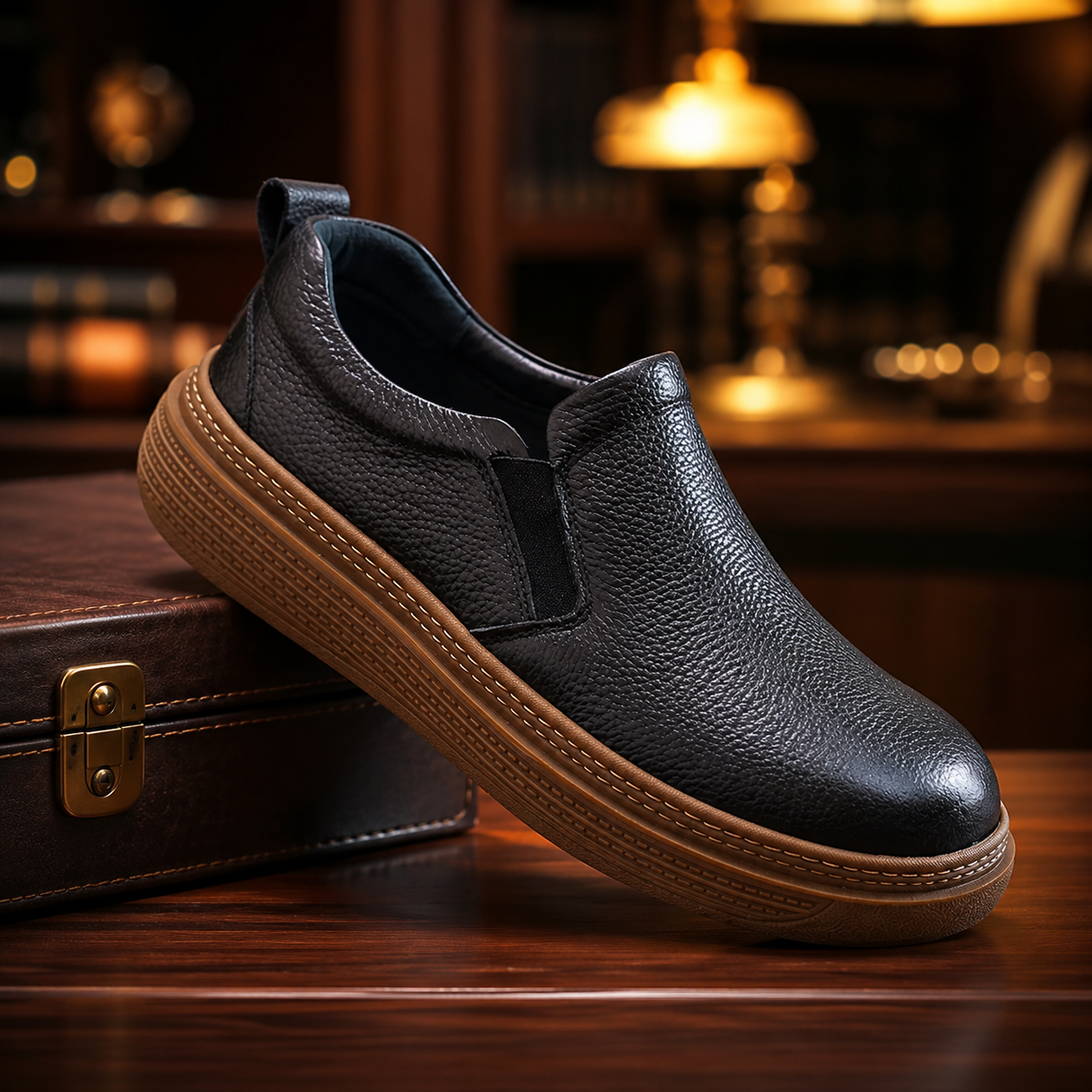 Easton Genuine Leather Slip-On Loafer