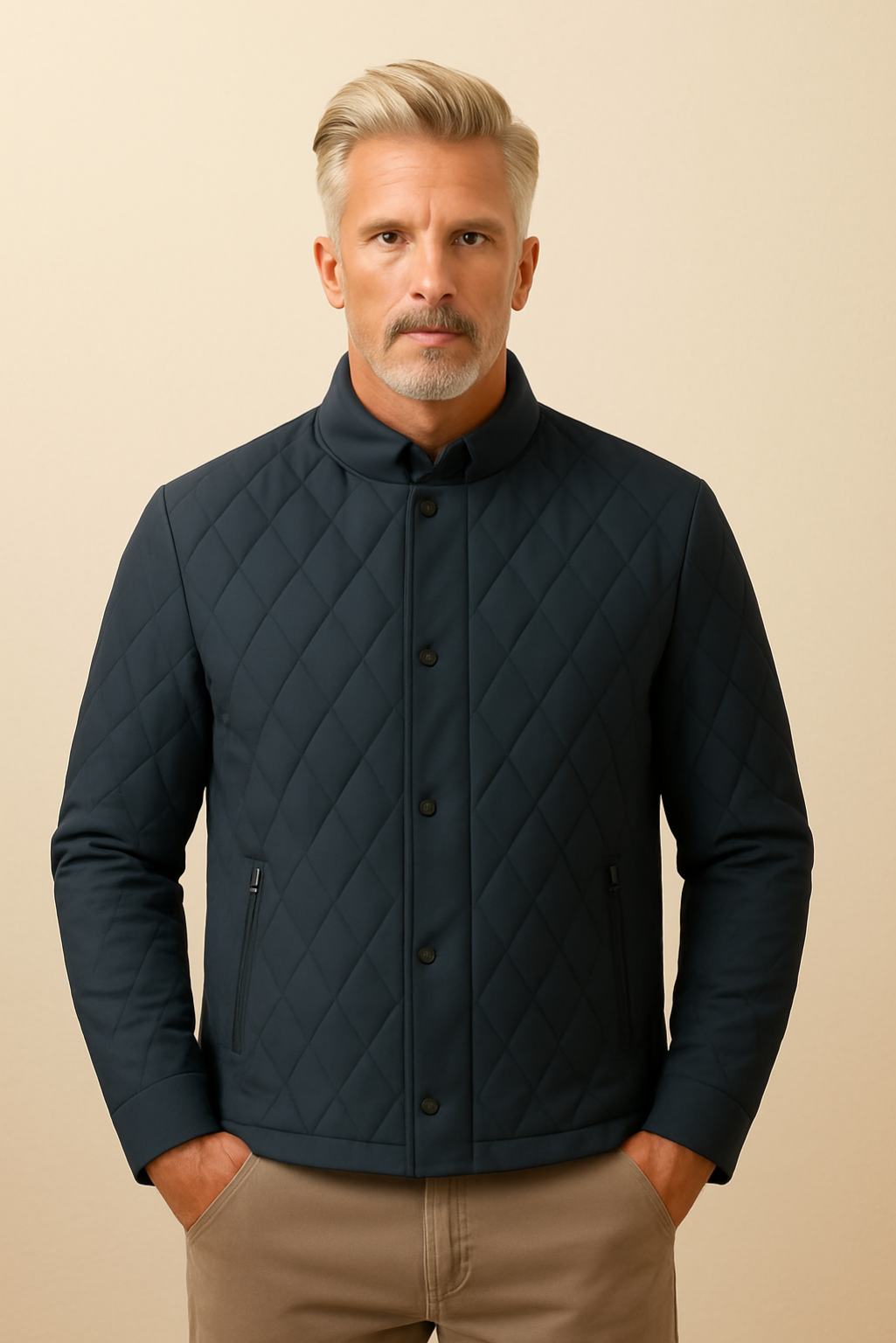 Landon Quilted Nylon Jacket