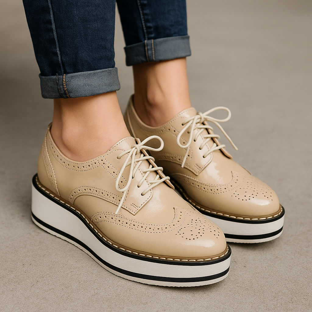 Lucia Orthopedic Platform Brogues