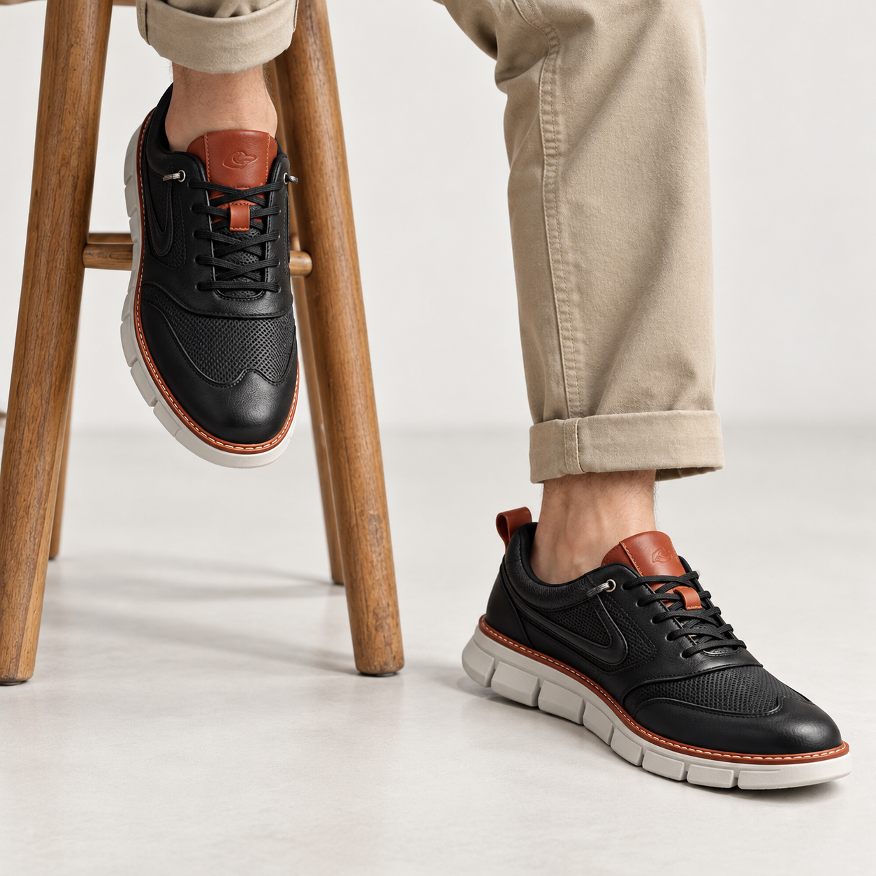 Harrison Leather Oxford Sneakers