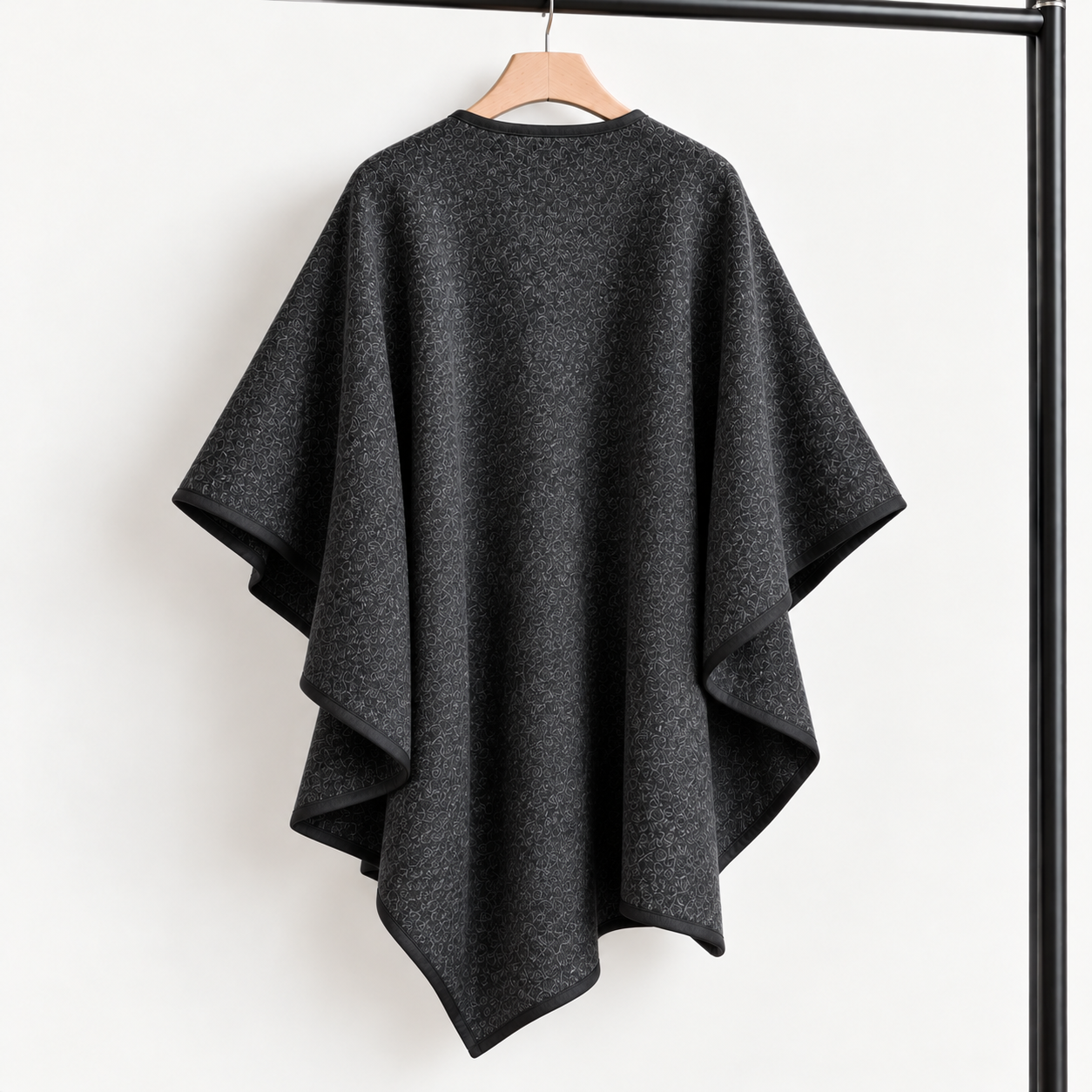 The Elara Cashmere Cape Shawl