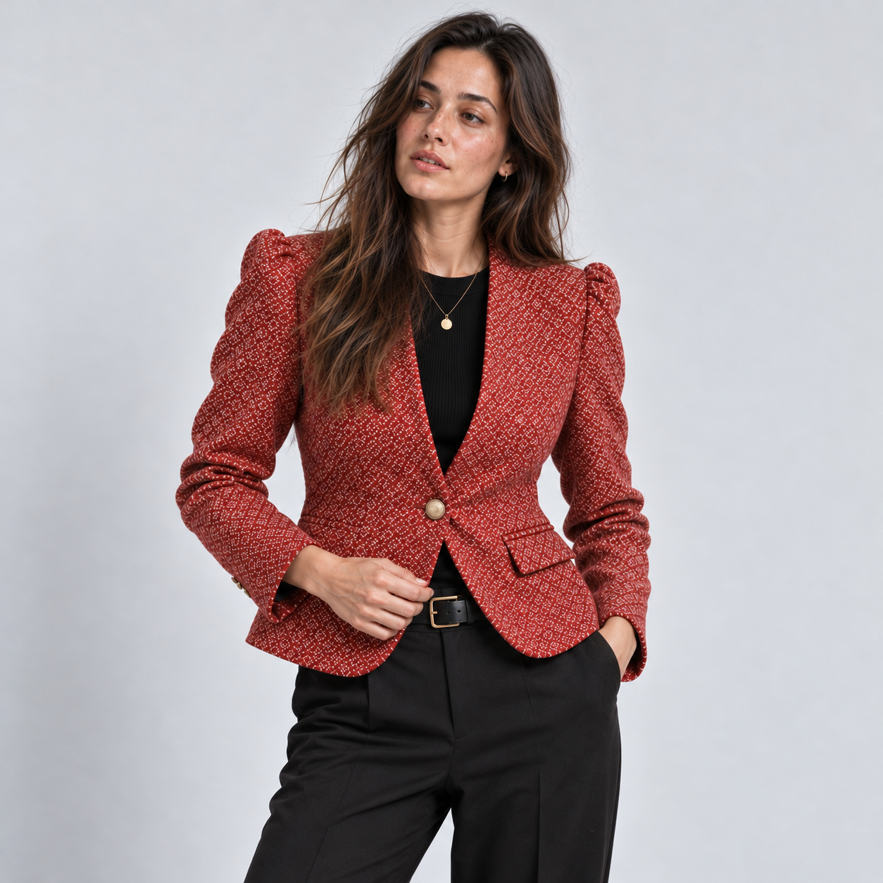 The Camille Tweed Blazer