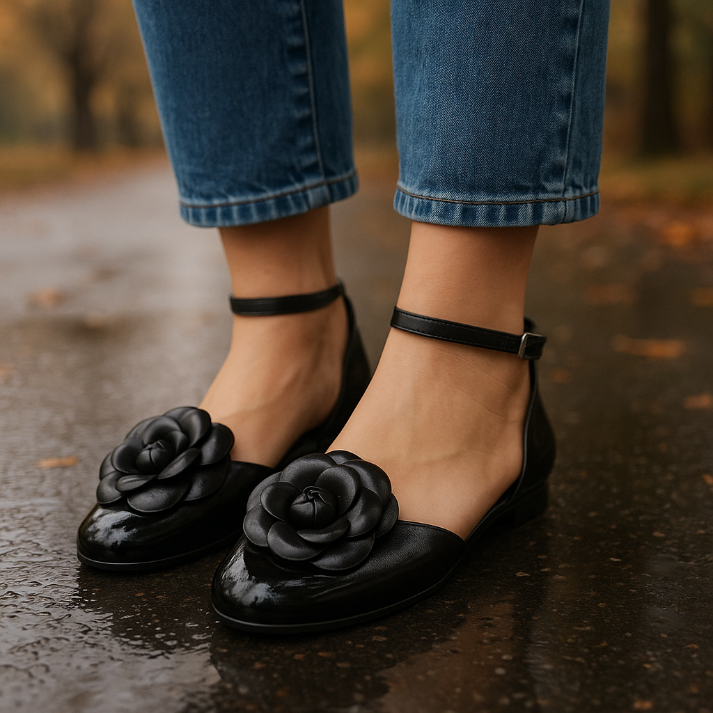 Camille Floral Flats
