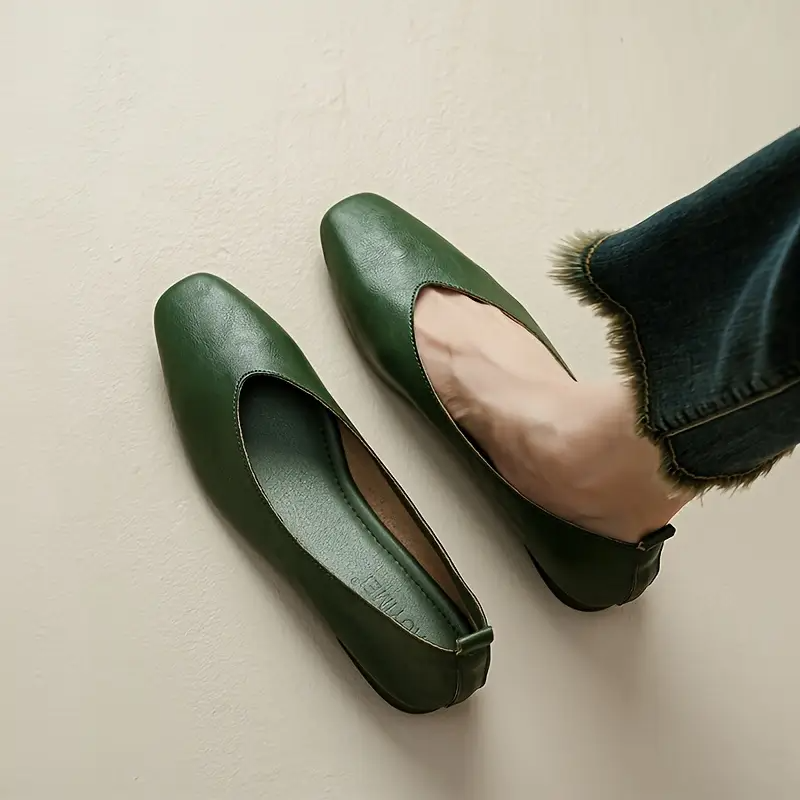 Celeste Square-Toe Flats