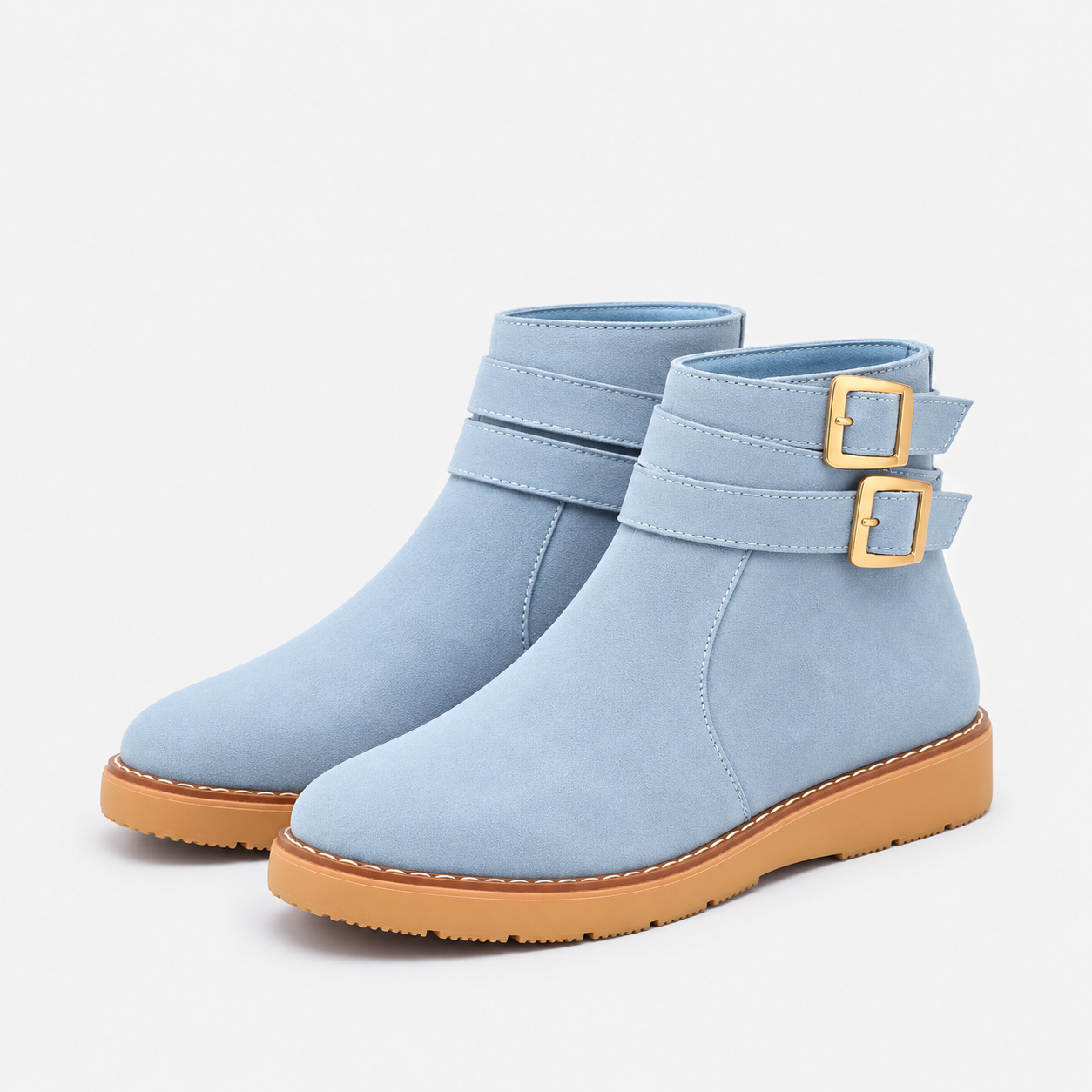 The Elara Suede Ankle Boots