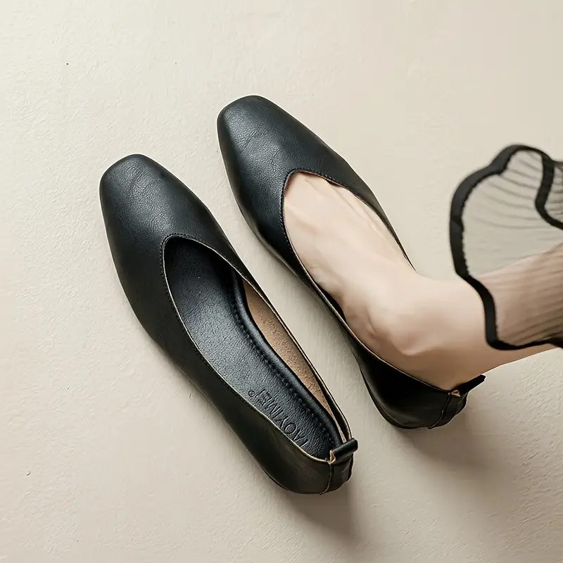 Celeste Square-Toe Flats