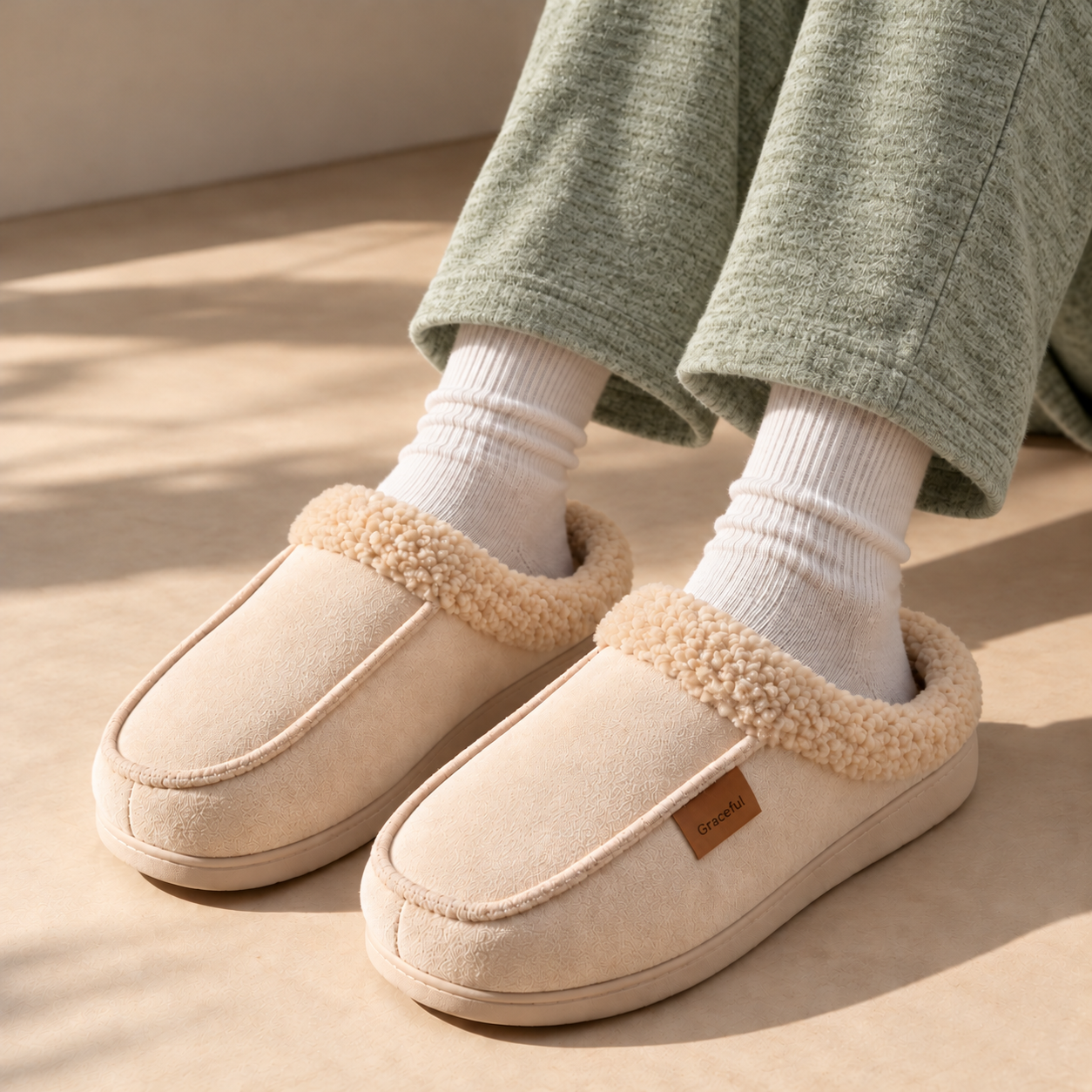 The Aurora Plush Slippers