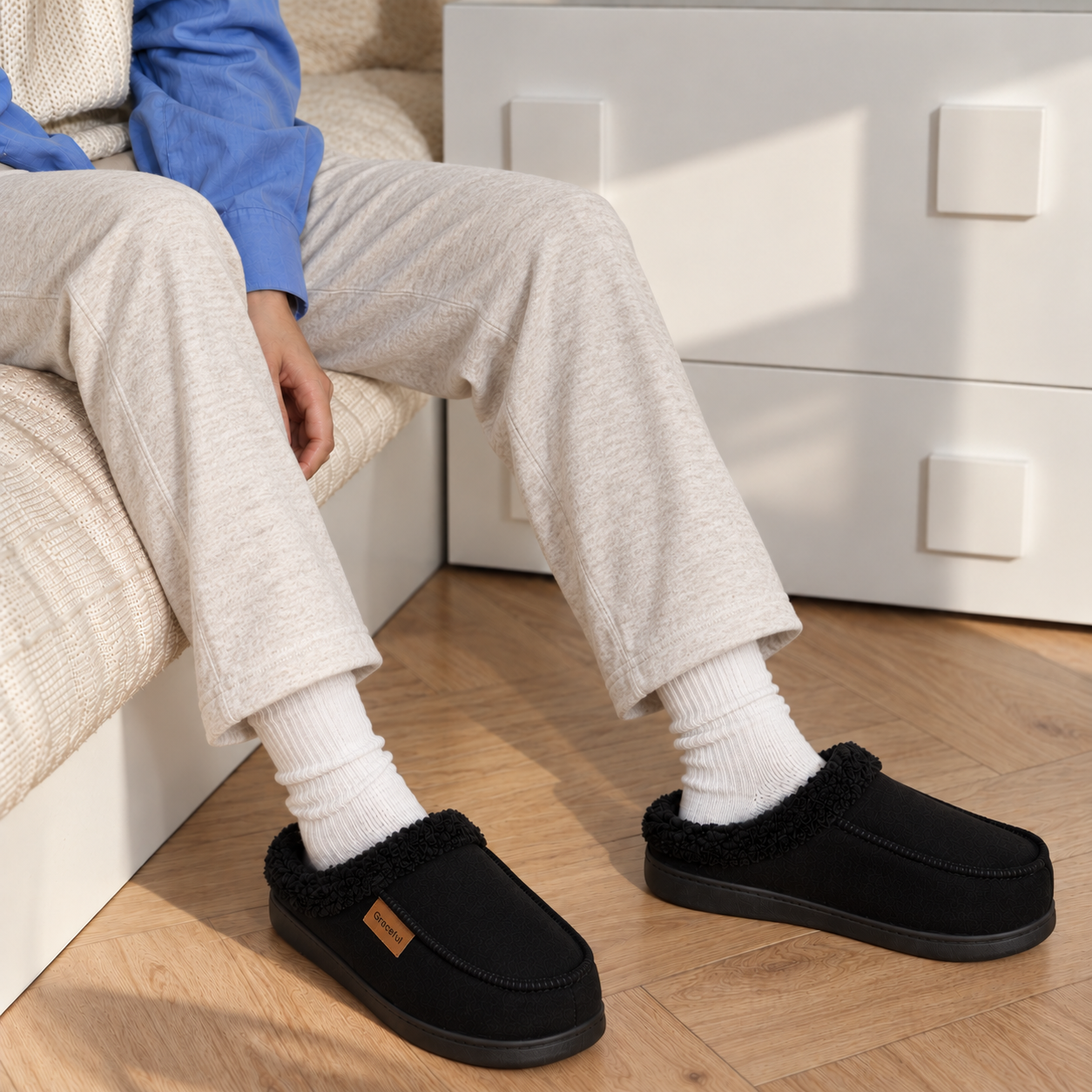 The Aurora Plush Slippers