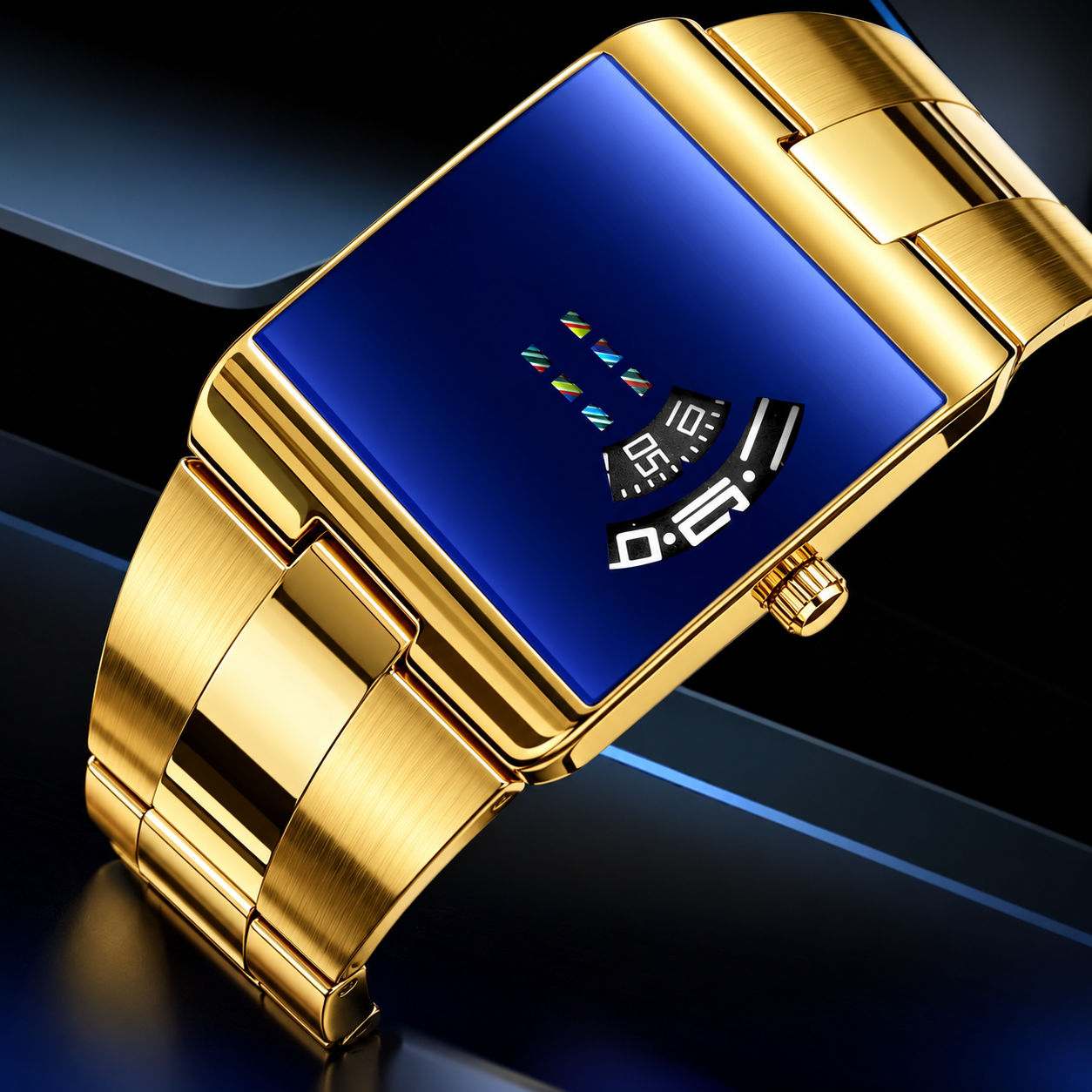 The Alden Rectangular Dial Watch