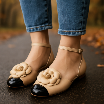 Camille Floral Flats