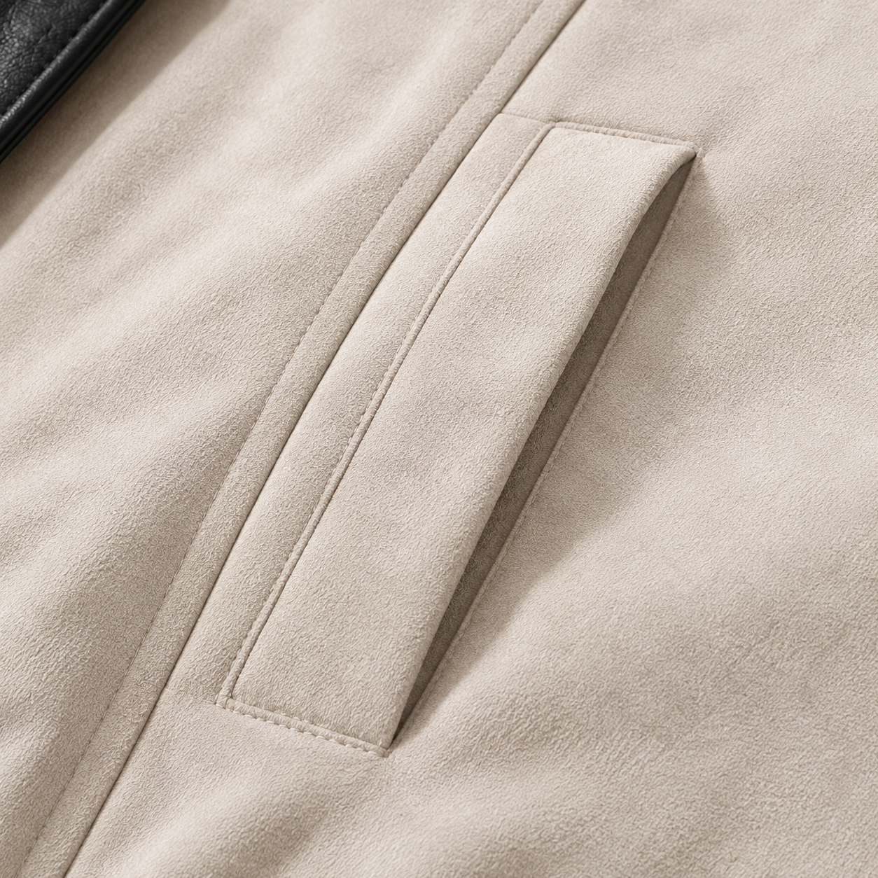Ember Warm Padded Suede Jacket