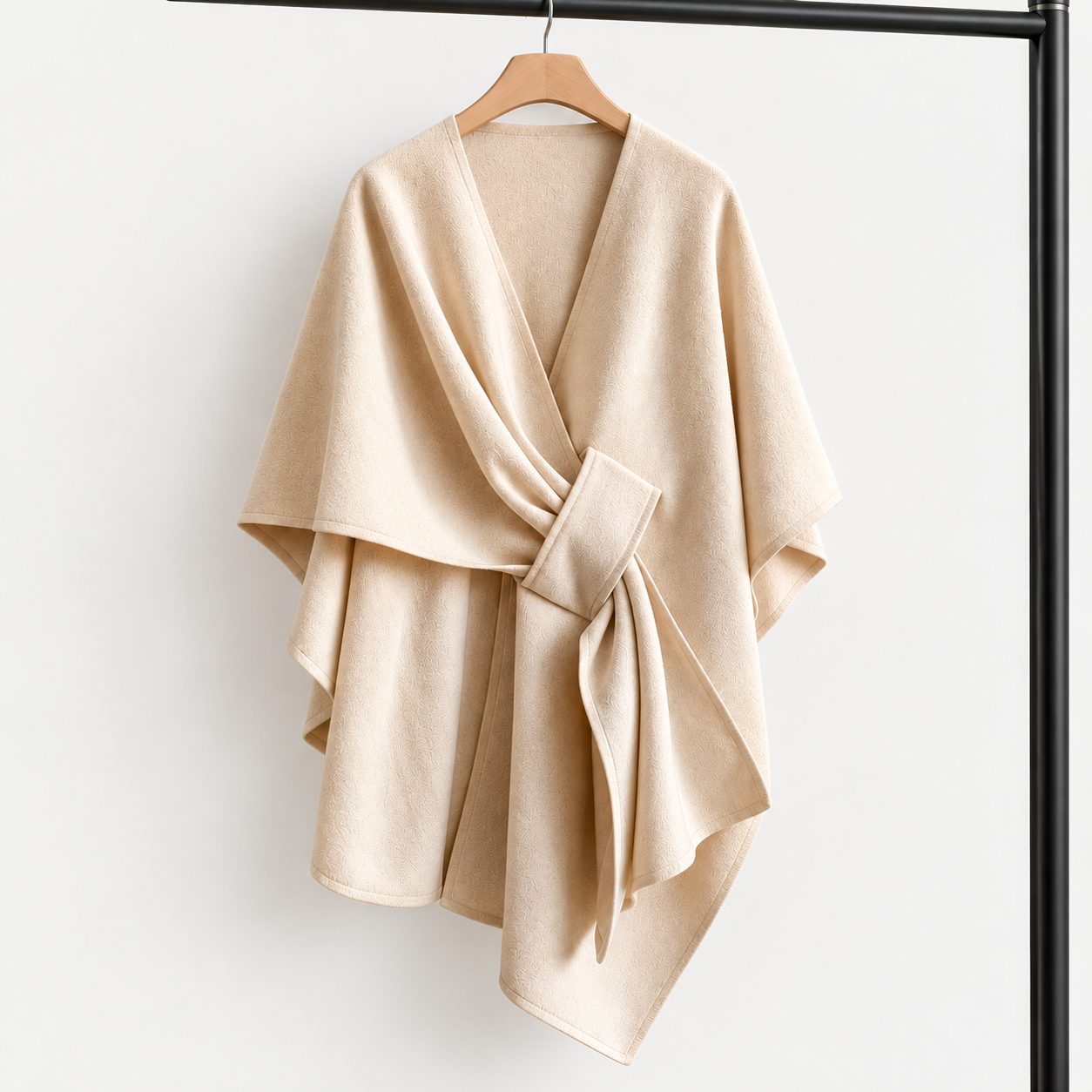 The Elara Cashmere Cape Shawl