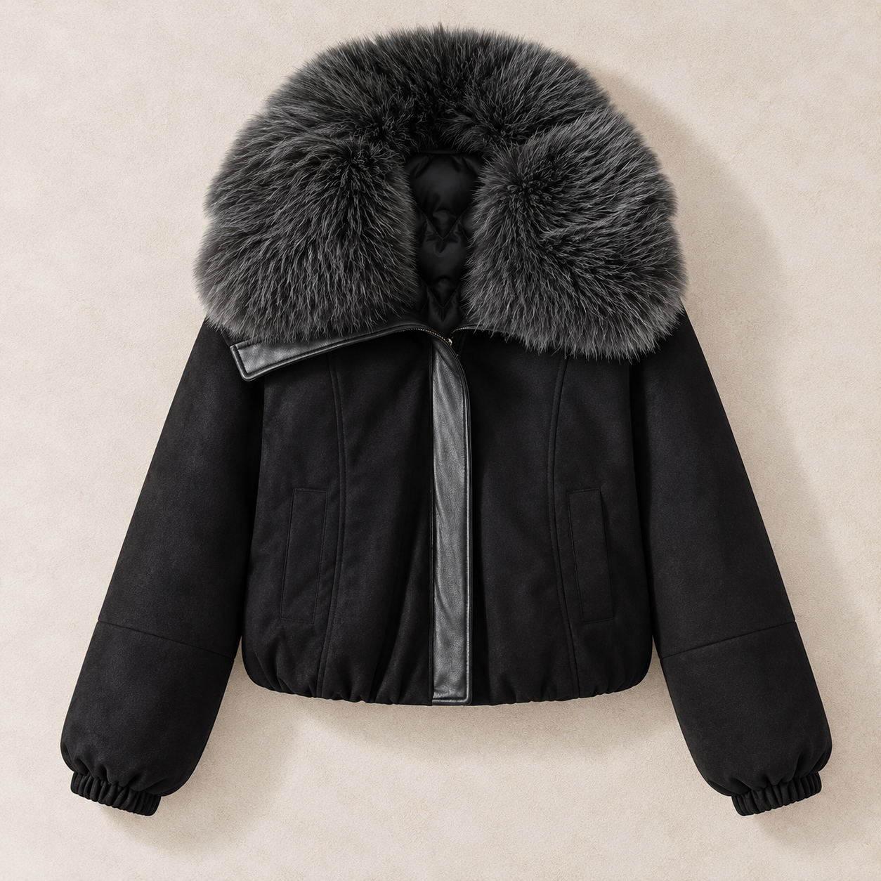 Ember Warm Padded Suede Jacket