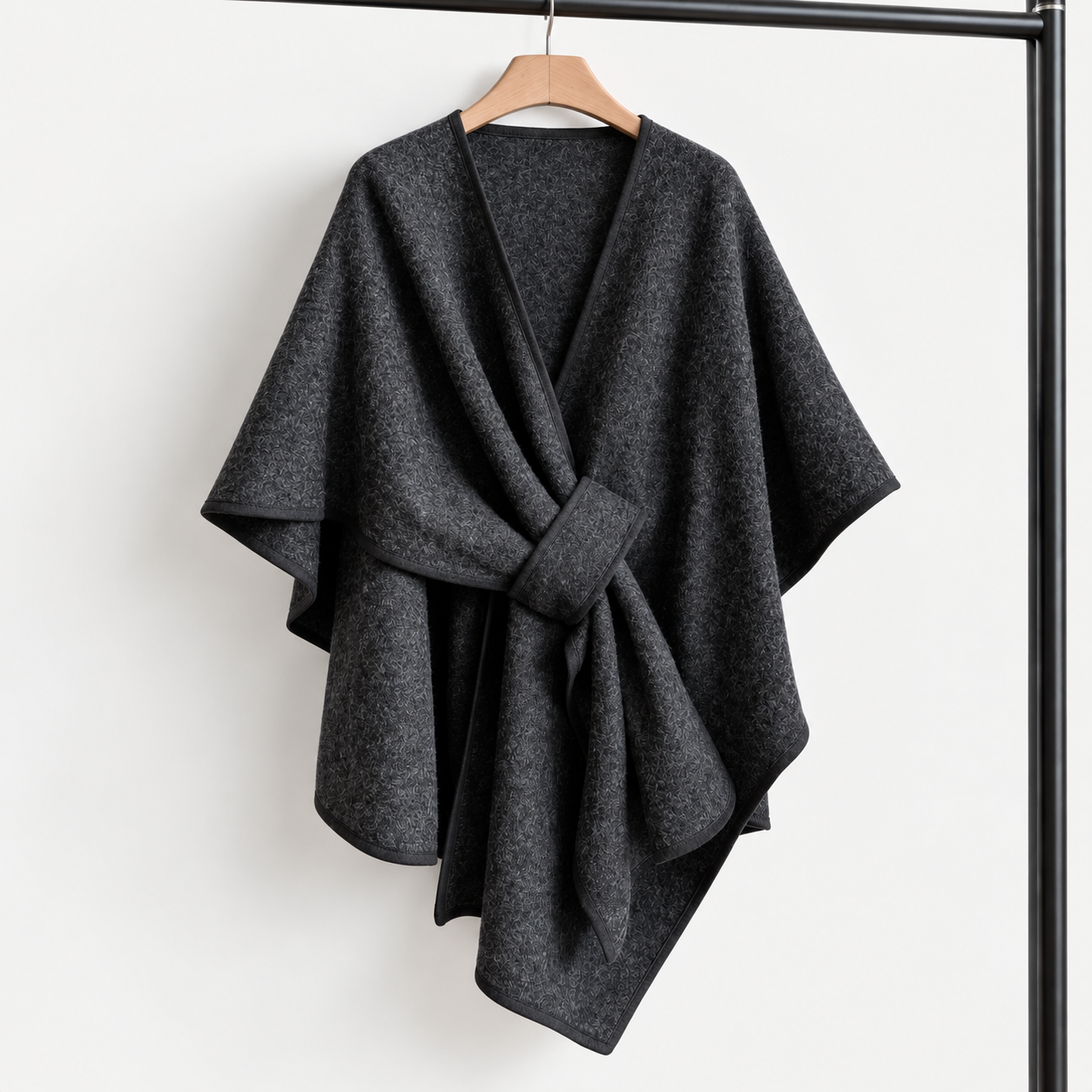 The Elara Cashmere Cape Shawl