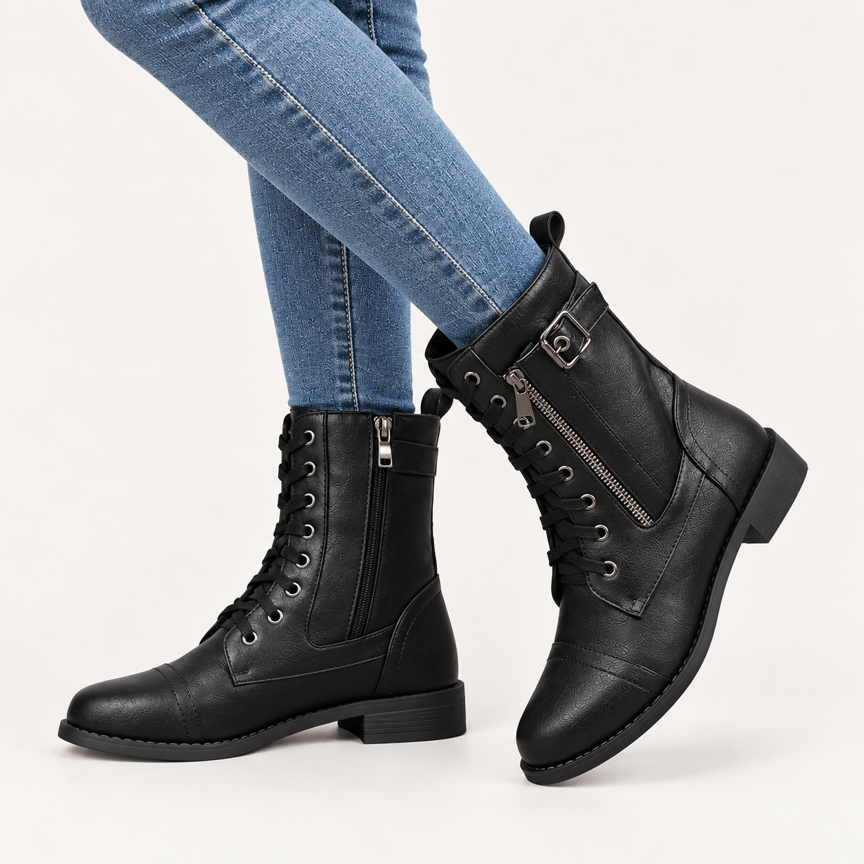 The Ava Square-Heel Boots