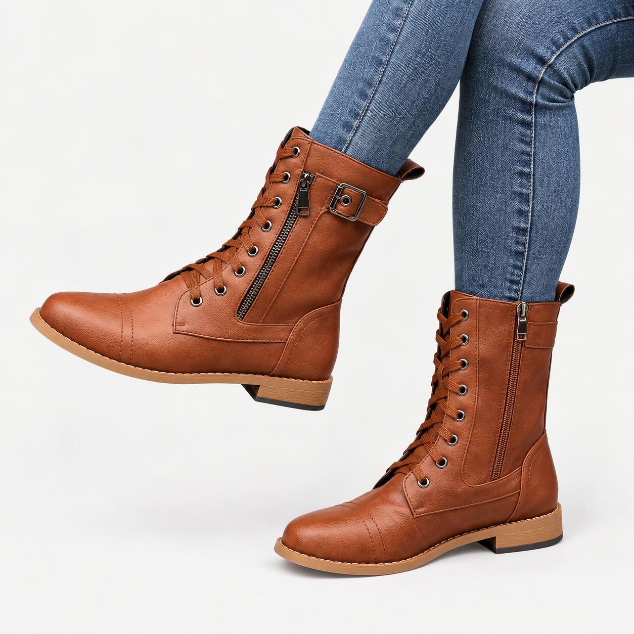 The Ava Square-Heel Boots