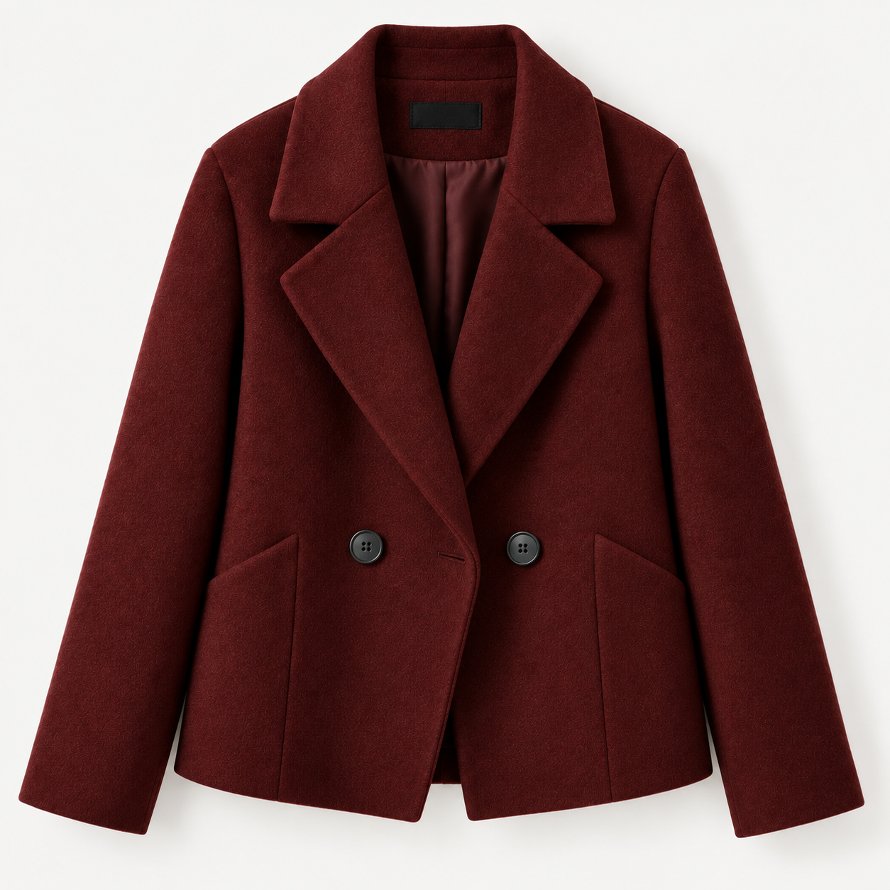 The Elara Short Wool Coat