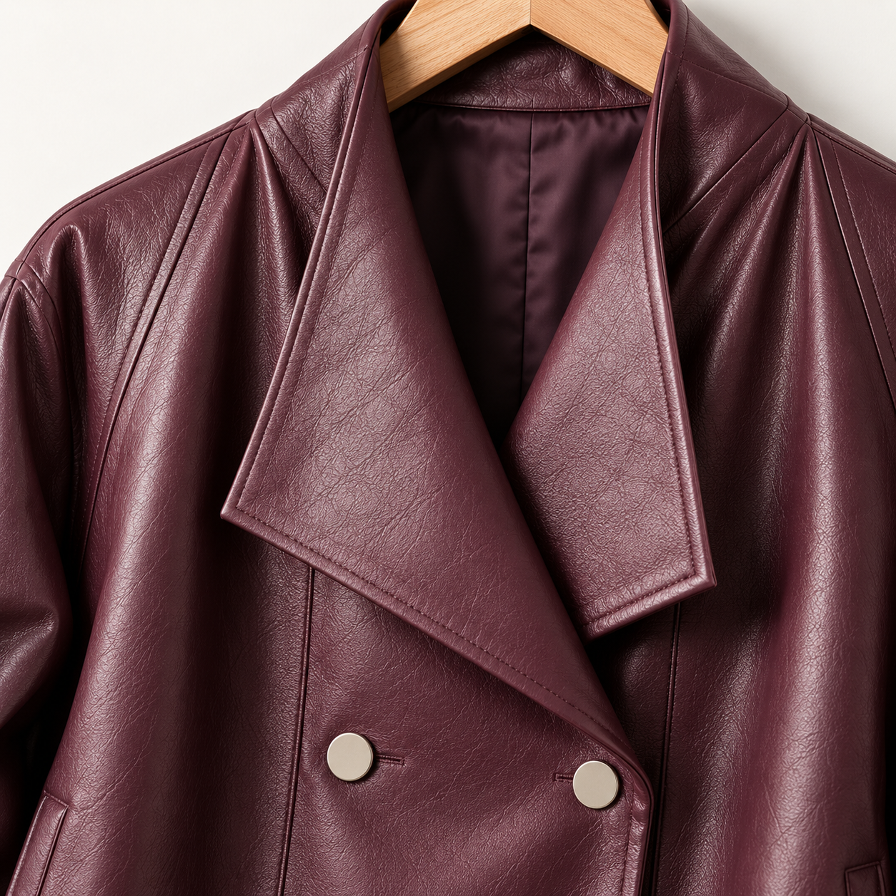 The Cassis Loose-Fit Leather Jacket