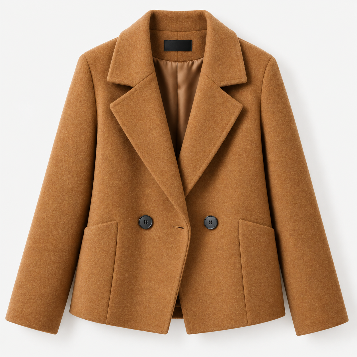 The Elara Short Wool Coat
