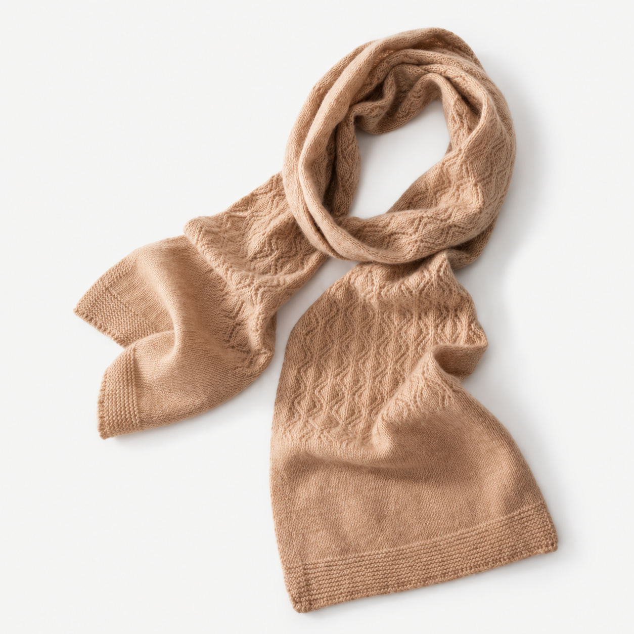 The Amara Textured Cashmere Scarf