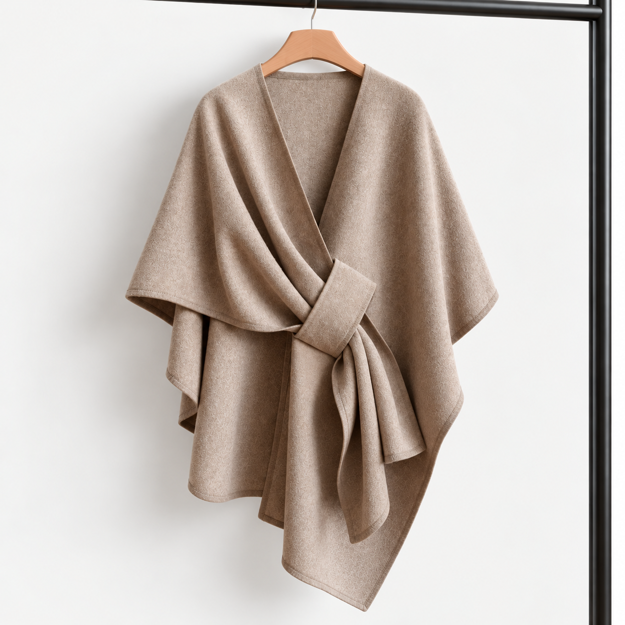 The Elara Cashmere Cape Shawl