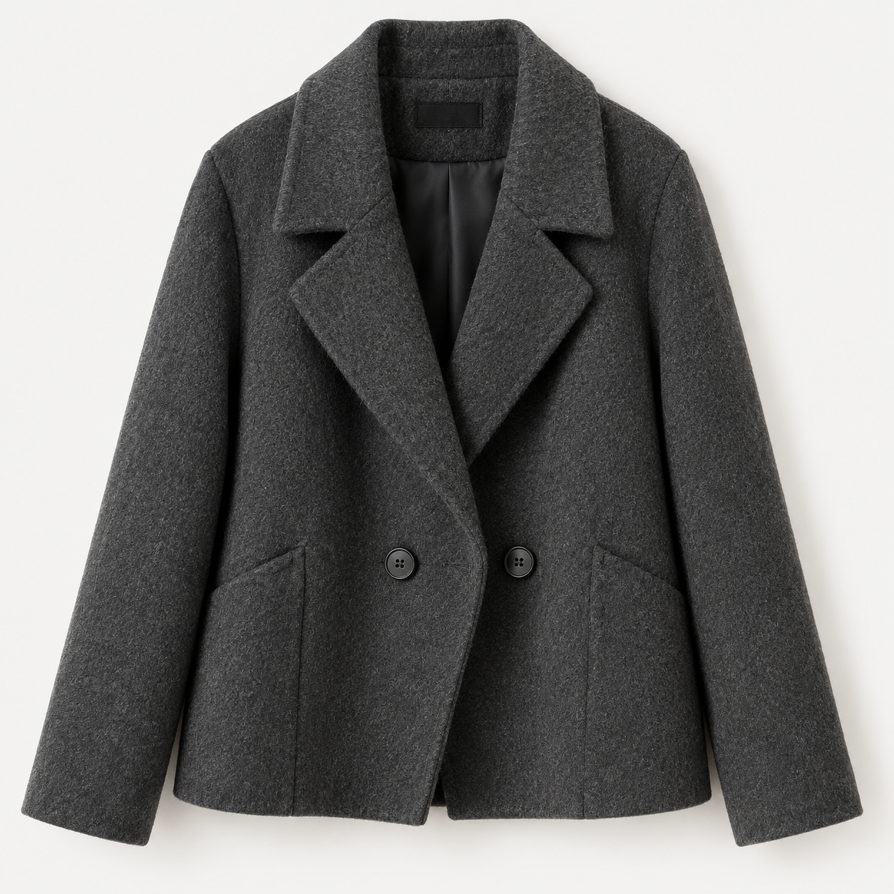 The Elara Short Wool Coat