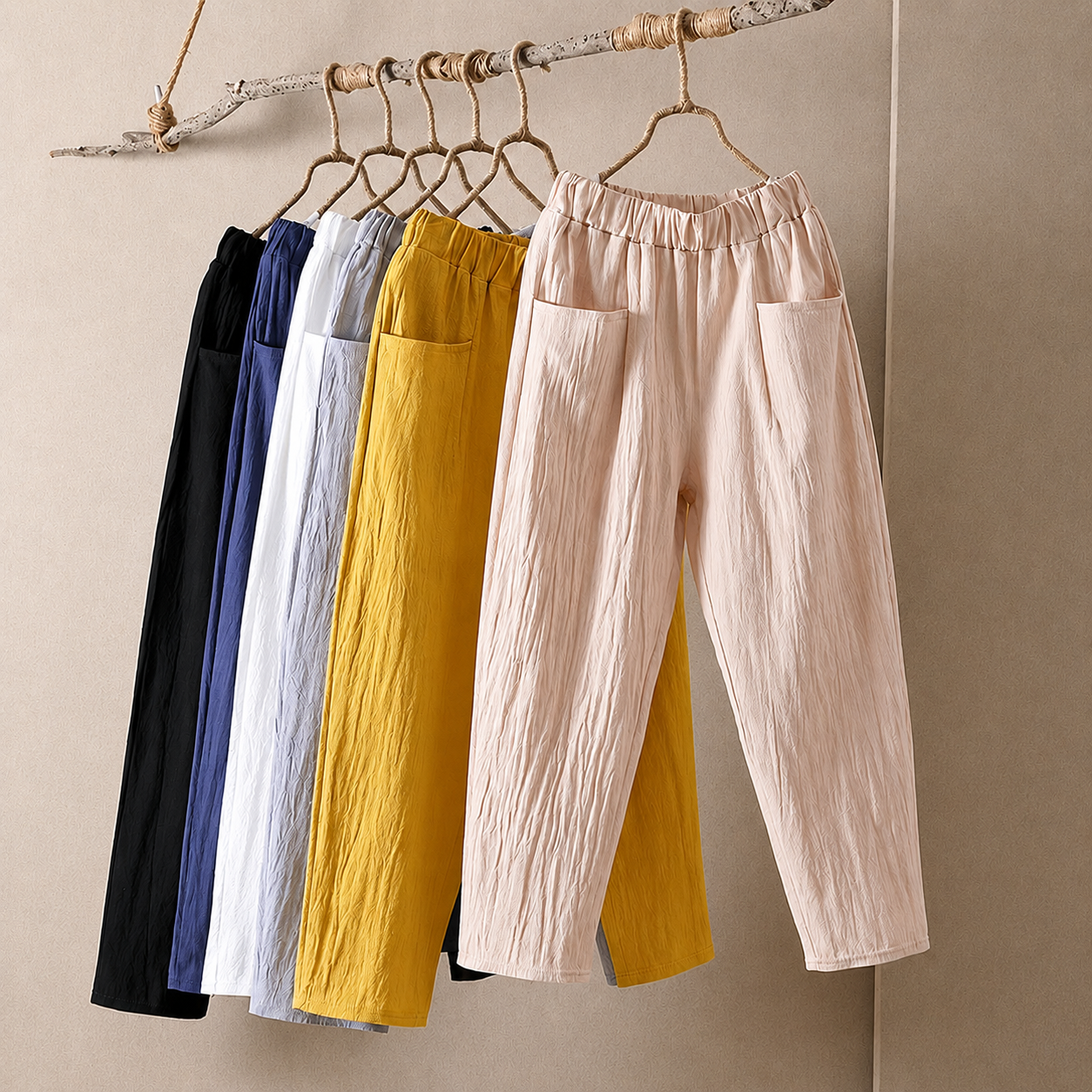 Hailey Linen Harem Pant