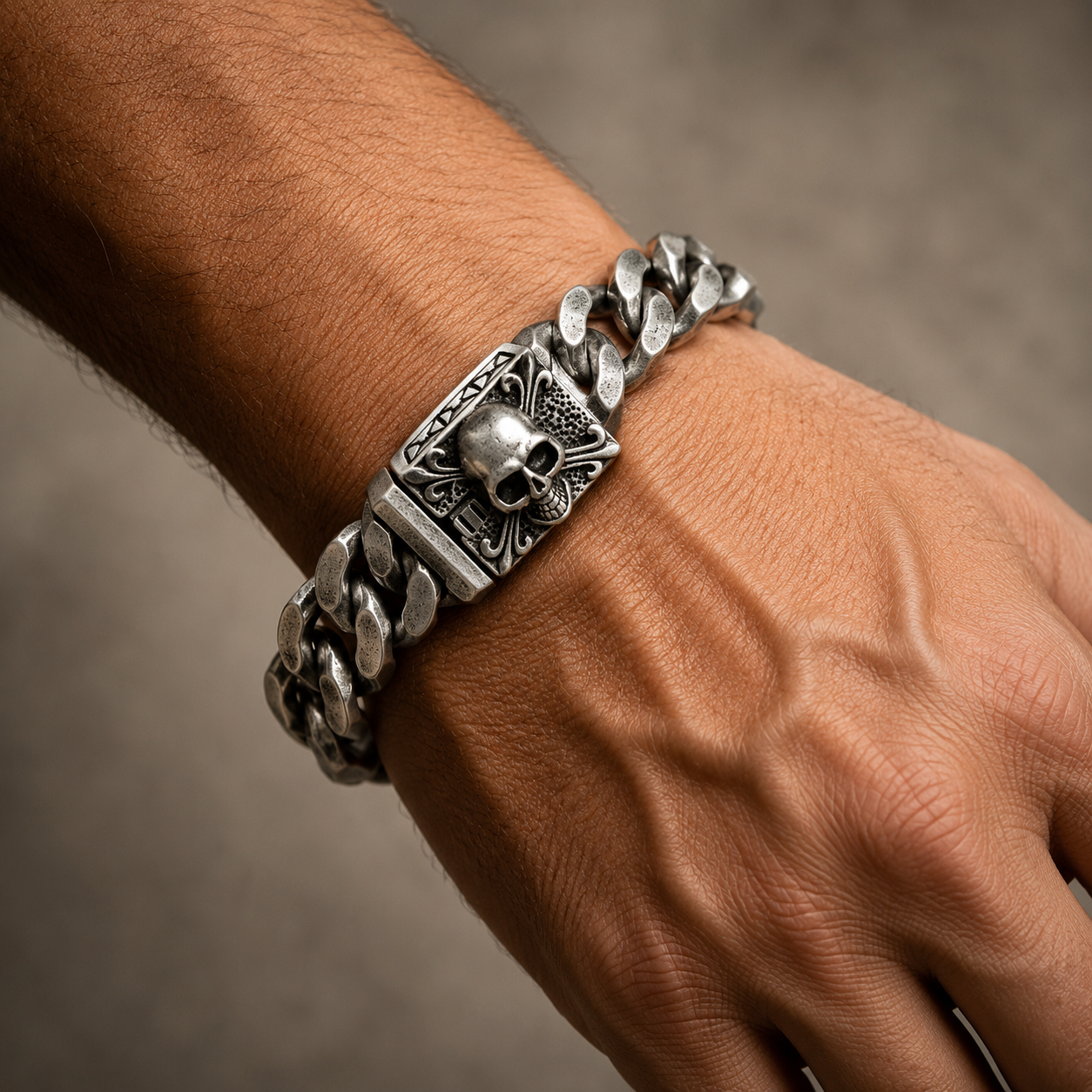 Ironskull Cuban Bracelet