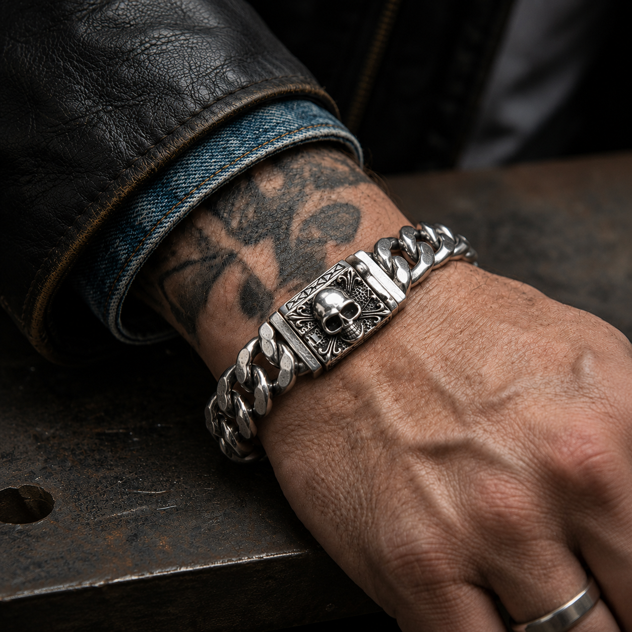 Ironskull Cuban Bracelet