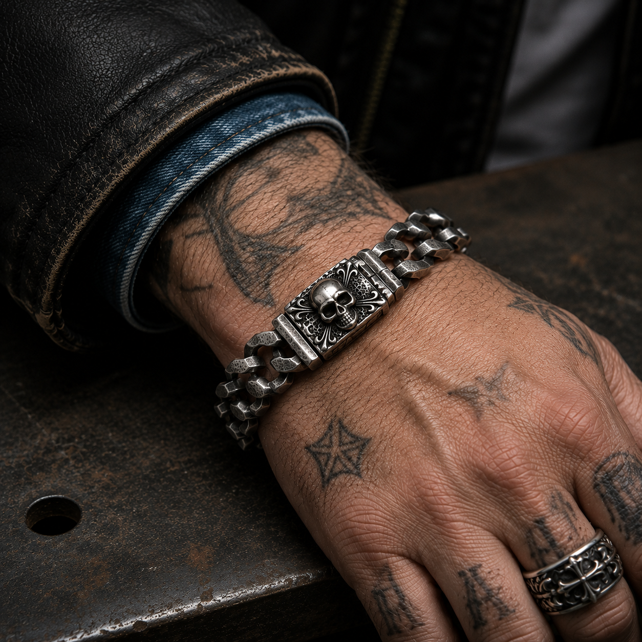 Ironskull Cuban Bracelet