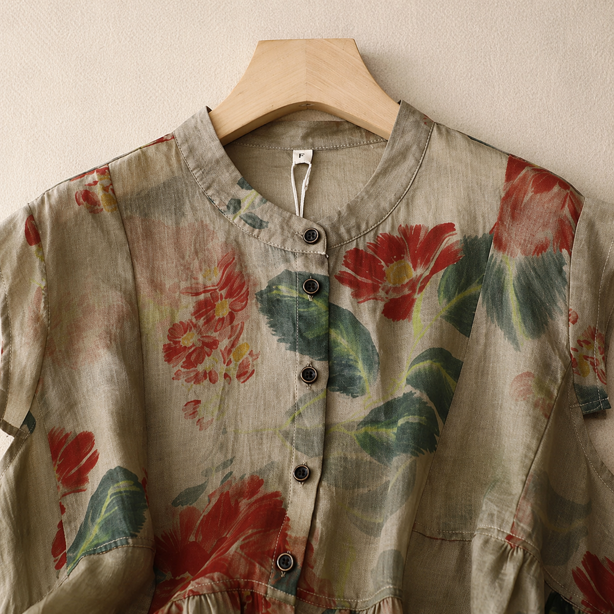 Camellia Linen Blouse